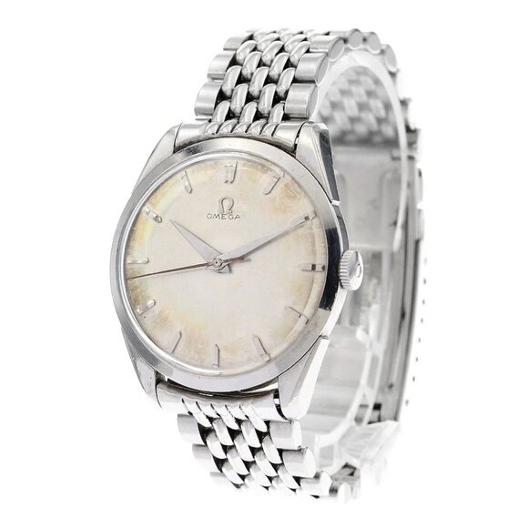 OMEGA 2910-4 SC Round cal.284 Rice Bracelet Hand Winding Men's Watch_878970
